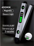 NEW 40cm/60cm/80cm Electronic Digital Display Aluminum Alloy Angle Incometer Laser Infrared Magnetic Level Ruler