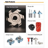 D100xd30 Dia Woodworking Automatic Edge Bander Tools