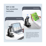 HD 2000X WIFI Digital Microscope Dual Lens USB WIFi Microbiological Observation Industrial Microscopes