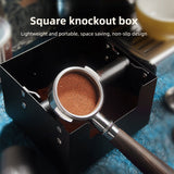 Premium Large Capacity Knock Box for Espresso - 45 Steel, Shock-proof
