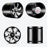 220V 4/6/7/8/10/12inch round duct exhaust fan Air Ventilator Metal Pipe Ventilation vent Exhaust Fan for Household kitchen