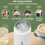 1pc 500ml Electric Kettle Small Stainless Steel Portable Electric Kettle For Boiling Water Travel Tea Kettle Automatic