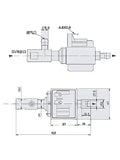 220V JYPC-3C Jiayin Coffee hine Small EP5 Extraction Steam Self Priming Pump Electromagnetic