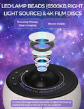 12 in 1 Galaxy Projector - Rotating Nebula Lamp for Bedroom Decor. Timed Starry Night Light.