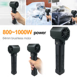 60000-85000RPM Car Thrust 1300g 64mm Brushless Motor Handheld Jet Turbo Violent Fan Powerful Blower
