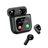 New K1 Bluetooth TWS Earbuds 8G Memory LED Full Colour Touch Screen Wireless Earphone ENC Noise Cancelg Strong Bass Headset