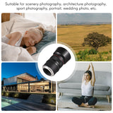 Andoer 85mm F1.8 Medium Telephoto Camera Large Aperture Full Frame Portrait Lens Manual Focus for Sony E-Mount Cameras