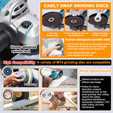 125 Type Angle Grinder Brushless Motor Electric Grinding Tools Handheld Lithium Cutter Utility Power Tool Polishing