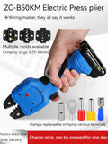Electric Pre-insulated Tube Type Bare Terminal Portable Tool Rechargeable Crimping
