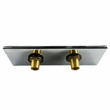 300X100mm Rectangular Waterfall Outlet Stainless Steel Rectangle Bathroom Shower Faucet Massage Bathtub Water Jet Nozzle
