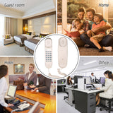 Mini Desktop Corded Lande Phone Fixed Telephone Wall Mountable Supports Mute/ Pause/ Redial Functions for Home Hotel Office