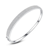 Women's Temperament Full Of Stars With Diamonds Sterling Silver Bracelet