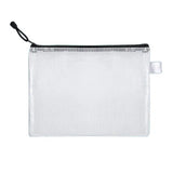 Pvc Waterproof Zipper Pouch File Holder Set School Office Supplies Durable Transparent Home for Students