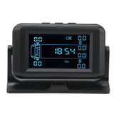 Tire Pressure Monitor IP67 Waterproof High and Low Pressure Alarm Solar Power Supply Wireless Solar TPMS for 12 Wheel Truck