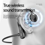 Bone Conduction Headphones Bluetooth 5.0 Wireless Waterproof Headset Not In-ear Sports Earphones With Microphone