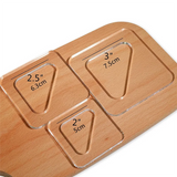 Triangle Cutting Charcuterie Board Handle Cut Acrylic Woodworking Router Template