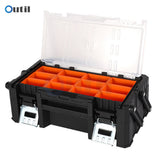 Portable Parts Case Hardware Screws Organizer Multi-grid Tool Screw Element Storage Compartment Box