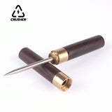 CRUSHER Portable Hookah Foil Punch Ebony Wood Tea Needle Set for Chicha Sheesha Cachimba Smoking Accessories