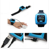 50F CE Wrist Watch Finger Pulse Digital Oximeter,Bluetooth Wireless,Alarm,CONTEC