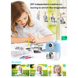 Instant LCD Screen Kids Video Digital Camera Birthday Gift Pink