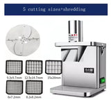 Automatic Vegetable Dicing hine Commercial Carrot Potato Onion Granular Cutter Dicer Electric Multifunctional Slicer Lemon