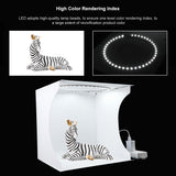 30cm SoftboxFoldable LED Ring Light Box Lighting Tent + 6 Backdrops for Photo Studio kits
