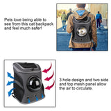 Large Capacity Space Capsule Pet Carrier Bag Cat Shoulder Backpack Premium Canvas Outdoor Travel Pet Transport Bag Breathable