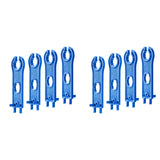 8PCS Solar Connector Tool Wrenches, Solar Panel Connector Assembly Tool For MC4 Connectors, Plastic Solar Wrench Spanner