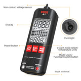 BSIDE A1 Mini Multimeter LCD Digital Tester Detector 2000 Counts DC/AC Voltage Frequency Resistance NCV Continuity Live