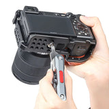 Universal DSLR Camera Rig Folding Screwdrivers and Hex Key Wrenches Tool Set with Seven Functional Tools