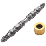 10X PH2 Hardness 65MM Cross Head Screwdriver Bit Double Head Electric Screwdriver Phillips With Magnetic Ring