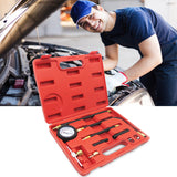 Fuel Pump Pressure Kit 0-100PSI Gas Injection Manometer Engine Gasoe Tester Tool Set