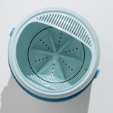 2.8L Capacity Portable Turbo Washing hine for Travel Home Dormitory Briefs Small Mini Underwear Sock Laundry Washer