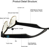 Outdoor Cycling Smart Bluetooth Glasses, Technology Directional Fully Open Audio Wireless Earphones, Multifunctional Sports Glasses Sunglasses