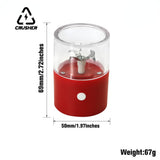 12Pcs Protable Electric Dry Herb Tobacco Grinder Multifunction Grass Crusher Grinders for Smoking Household Kitchen Accessorie