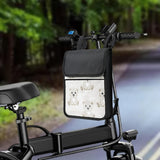 Bike Handlebar Bag Accessories Adjustable Outdoor Riding Cartoon Polyester Easy to Install Waterproof for Scooter Motorcycle