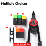 BT-606 Mandrel Gun, Heavy Duty Rivet Nut Setter Tool Kit,Threaded Tool,Threaded Insert Hand Riveter M3-M8