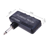 ammoon Electric Guitar Amplifier Amp 1/4 Inch Plug 3.5mm Headphone Jack & Aux In with Heavy Rock Distortion Effect