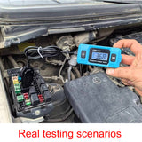 12V Auto Multimeter Lamp Car Repair tool Detector Fuse Current Tester Measuring Range 0.01A-19.9A