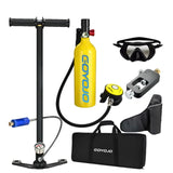 Scuba Diving Oxygen Tank 1L Cyder Underwater Breather for with Breathing Vae D Set