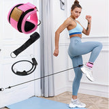 1 Set Fitness Ankle Straps, Adjustable D-Ring Foot Support Cuffs, Gym Leg Strength Workouts Pulley With Buckle