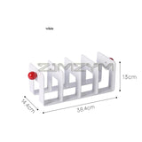 Acrylic Desktop Book Stand High Color Value Textbook Storage Holder Bookshelf Dividers File Organizer For School Office Supplies