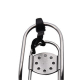 A Marine Stainless Steel Horseshoe Lifebuoy Bracket Life Buoys Swimming Ring Holder Adjustable Rail Boat Accessories