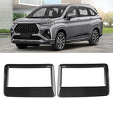 Top-For TOYOTA VELOZ AVANZA 2022 2023 Carbon Fiber Car Roof Air Outlet Frame Cover Trim Decoration