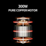 2 Speeds Stainless Steel 2L/3L Capacity Electric Chopper Meat Grinder Mincer Food Processor Slicer