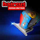 RESUXI 969 Barber Graffiti Clipper Electric Shaver Rechargeable Cordless Hair Cutting hine Beard Trimmer