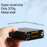 ANTUNER Omnipotent 1.8MHz-30MHz 100W Antenna Tuner Standing Waves Power Meter For HF Radio USDX G1M FT-818 817 IC-705