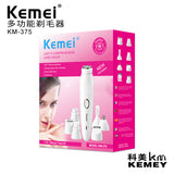 KEMEI km-375 Women Razor 7 In 1 Replaceable Blade USB Charging Professional Women Electric Shaver