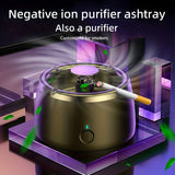 1pc Multifunctional Negative Ion Smokeless Ashtray Air Purifier with Filter