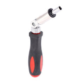 2X 0-180 Degree Multi Function Ratchet Screwdriver 1/4 Inch Inside Hexagon Interface Adjustable Angles Screwdriver